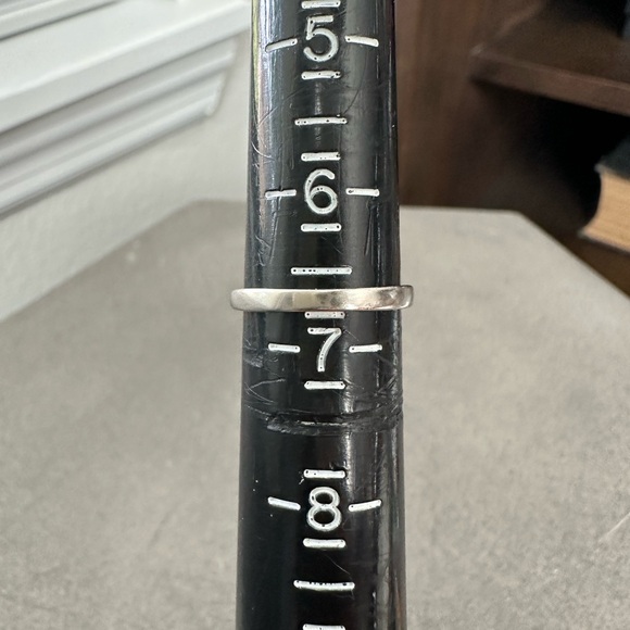 Vintage Sterling CZ Past, Present & Future Ring π - Picture 7 of 7